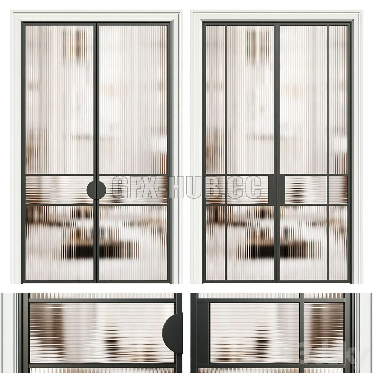Interior door 130 3dsMax Model