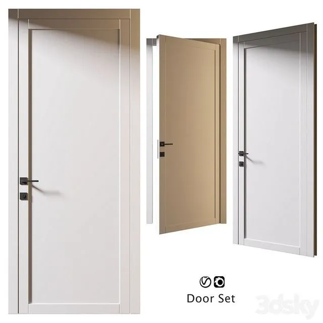 Interior door 8 3dsMax Model