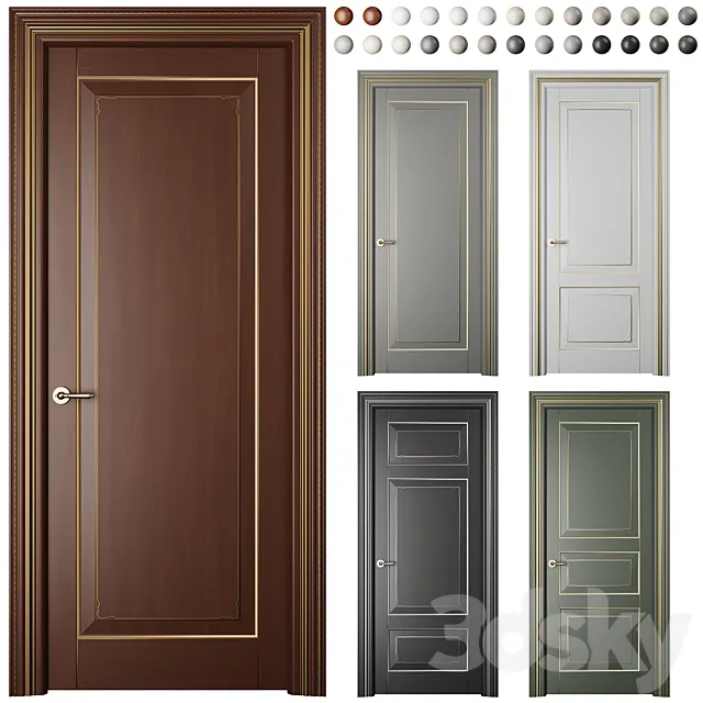 Interior door Royal 3ds Max