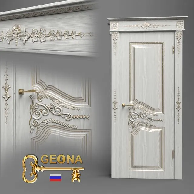 Interior door Theodore Gihon 3dsMax Model