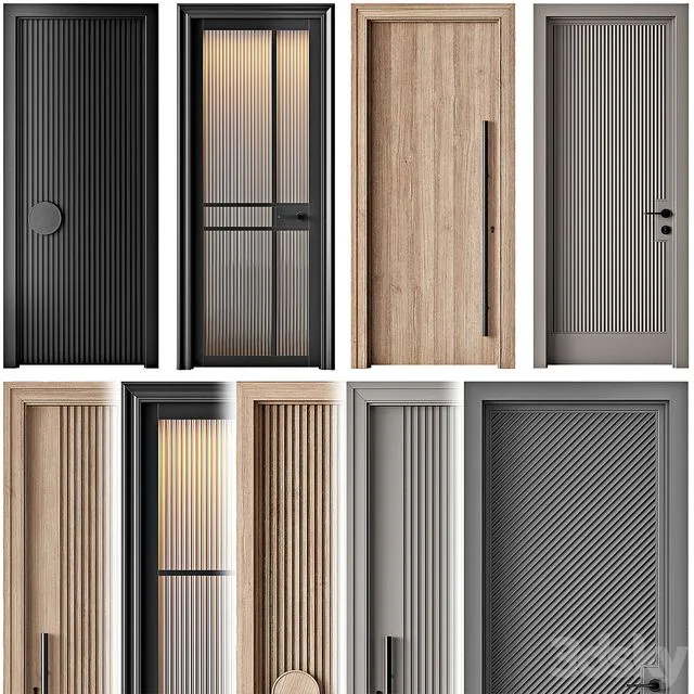 INTERIOR DOORS 012 3dsMax Model