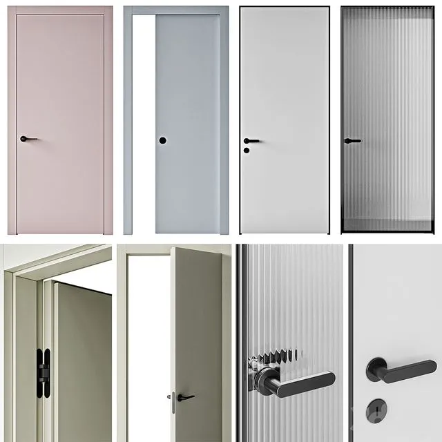 INTERIOR DOORS 013 3dsMax Model