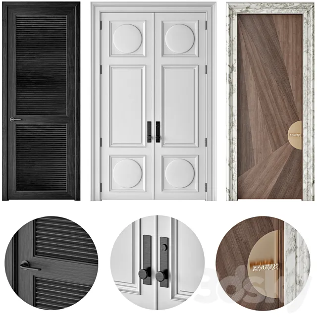 Interior Doors 014 3ds Max