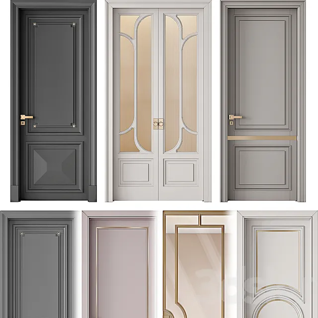 Interior Doors 026 3DS Max Model