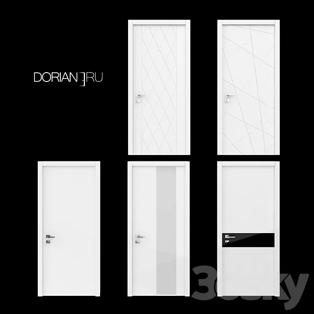 Interior doors Dorian Ivory 3DSMax File