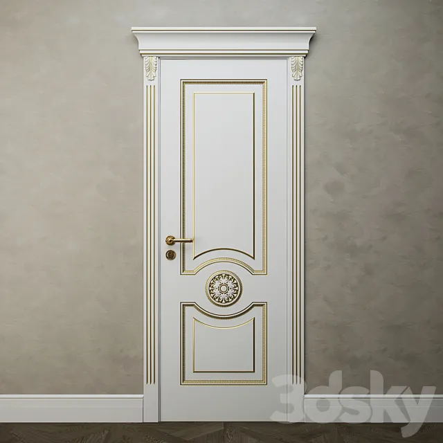 interior doors drevprom Cameo LN61 3DS Max Model