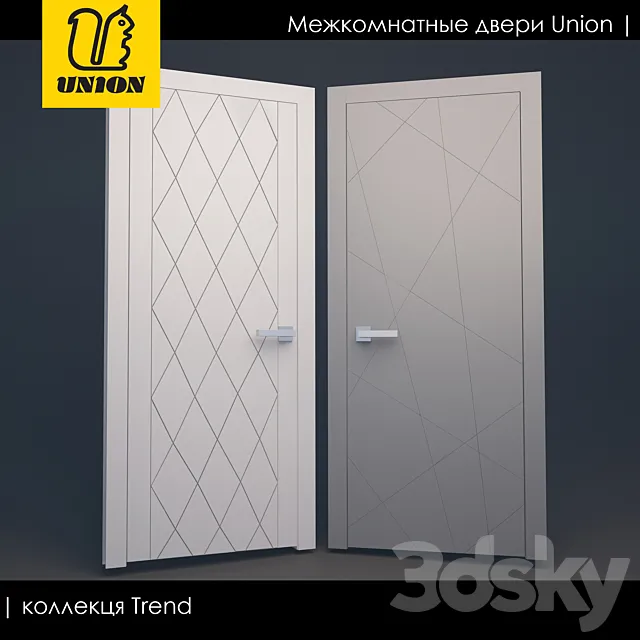 Interior doors Union 3DS Max Model