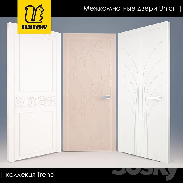 Interior doors Union 3DSMax File