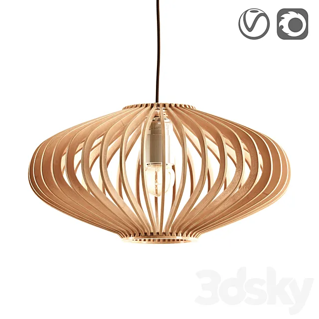 Interior pendant lamp LUMISKY 3ds Max