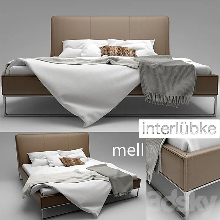 interlübke | Mell-bed 3DS Max