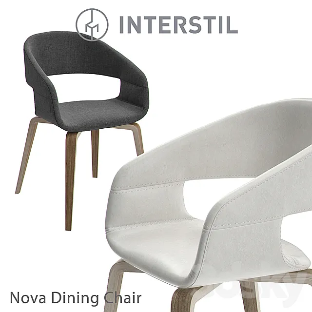 INTERSTIL NOVA Dining Chair 3ds Max