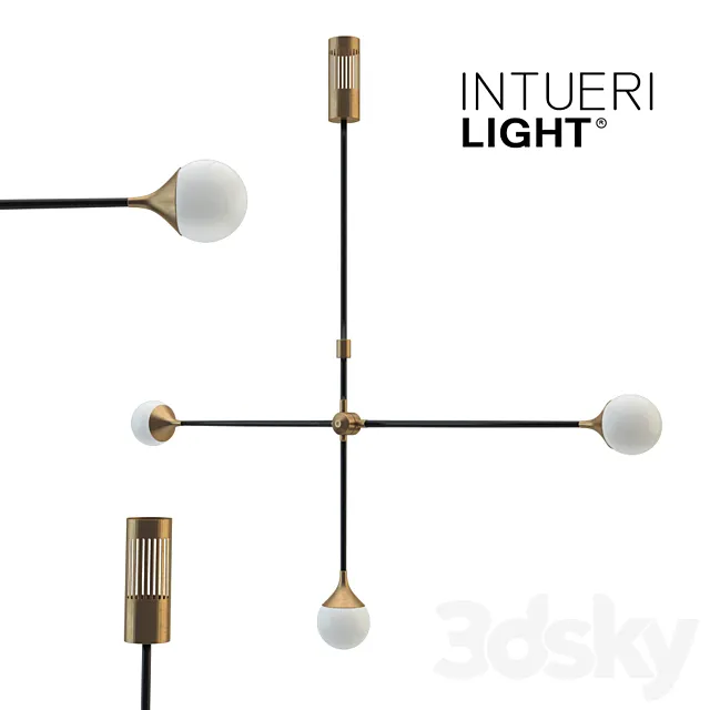 Intueri light SI-3 chandelier 3ds Max