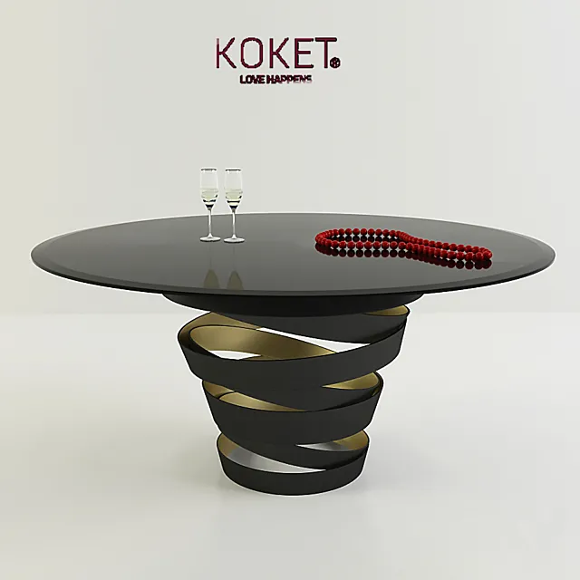 INTUITION DINING TABLE 3ds Max