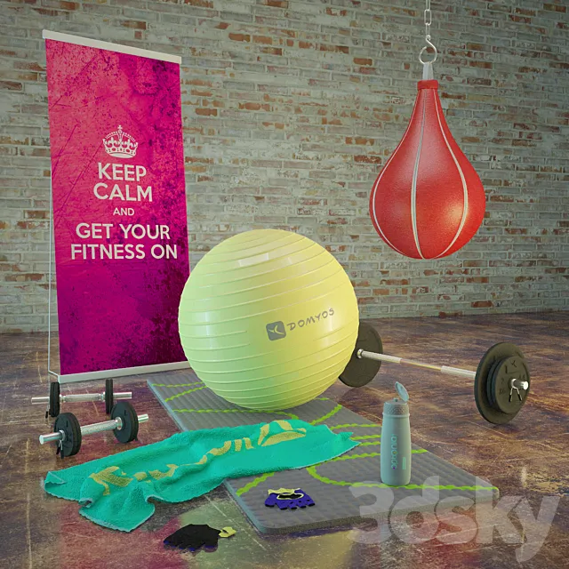 Inventory for Fitness 3DSMax File