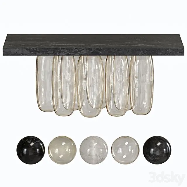 Inverted Gravity Dining Table by Mathieu Lehanneur 3dsMax Model