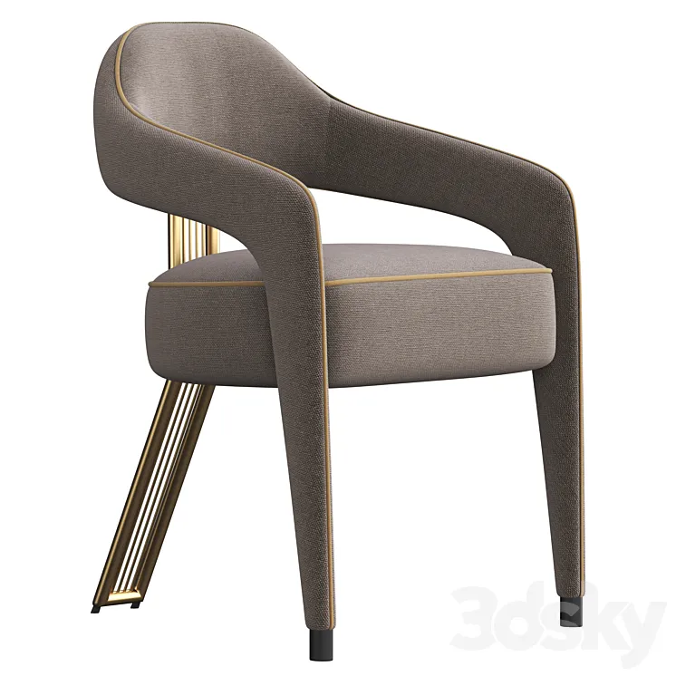 Invicta Dining Chair 3DS Max