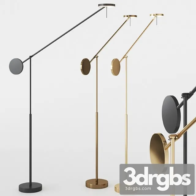 Invisible floor by grok floor lamp