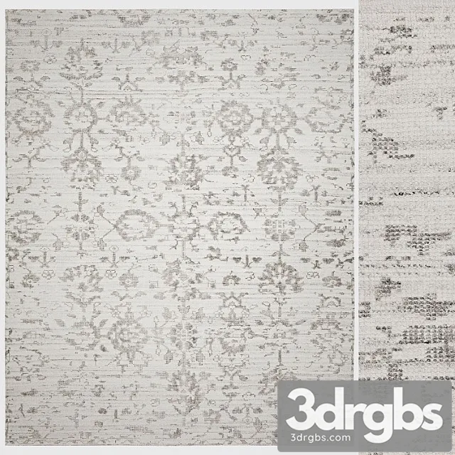 Inwood hand-knotted rug 3dsmax Download