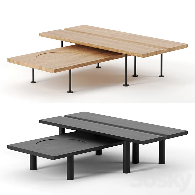 IO coffee tables by Tolv 3DS Max