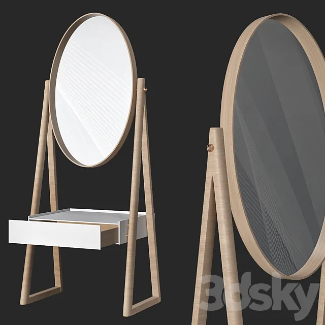 Iona Cheval Mirror 3ds Max