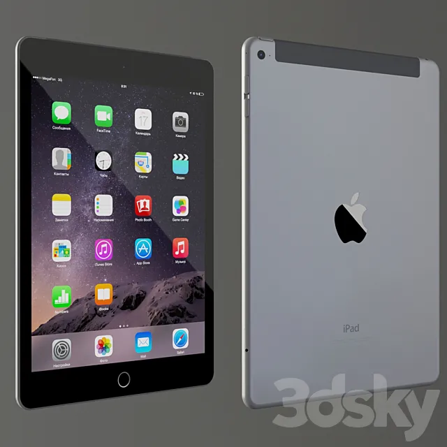 IPad Air 2 3DS Max Model