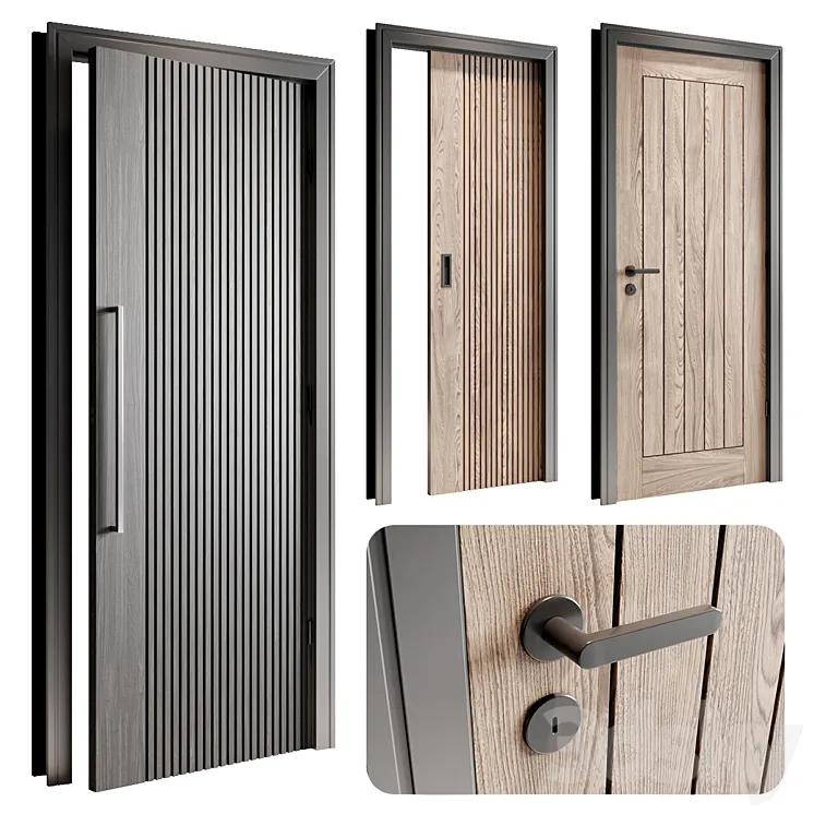 Ipddoors Set 3DS Max