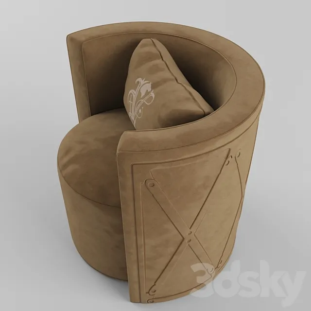 Ipe Cavalli Visionnaire Kingsley Armchair 3DS Max Model