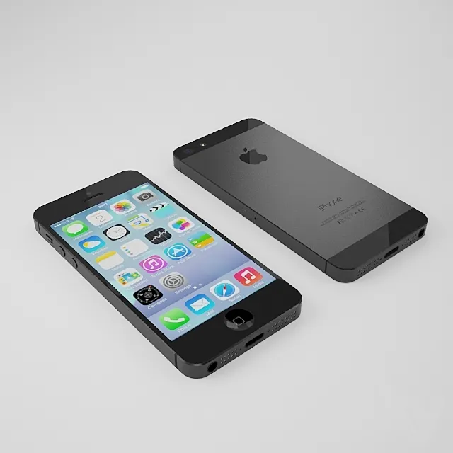 iphone 5 3DS Max Model