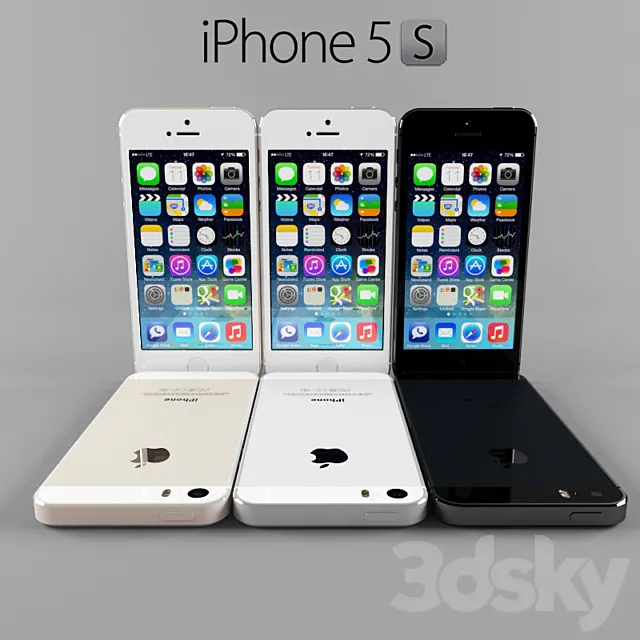 iPhone 5s 3ds Max