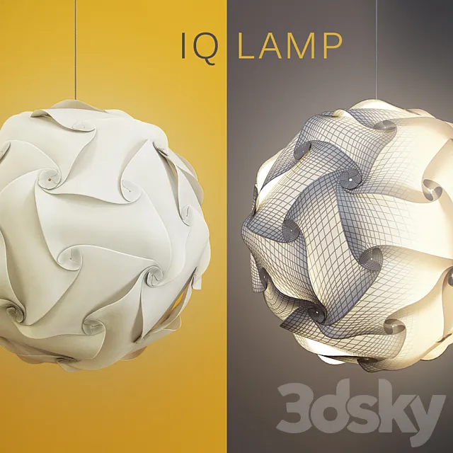 IQ lamp 3DS Max Model