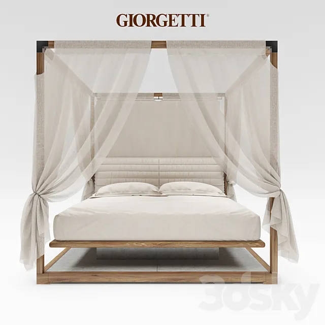 Ira Canopy bed by Giorgetti 3DSMax File
