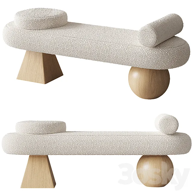 Irelia bench by Orren Ellis 3DS Max Model