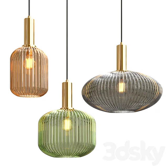 Iris pendant light 3DS Max Model