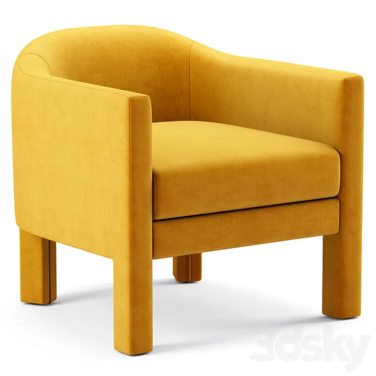 Isabella Chair westelm 3DS Max