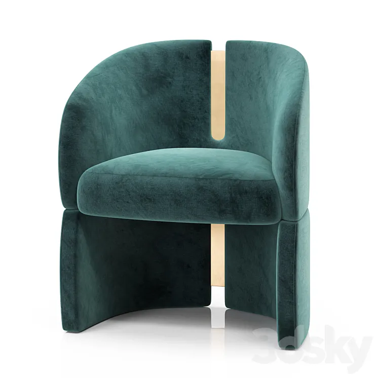Isadora Dining Chair 3DS Max