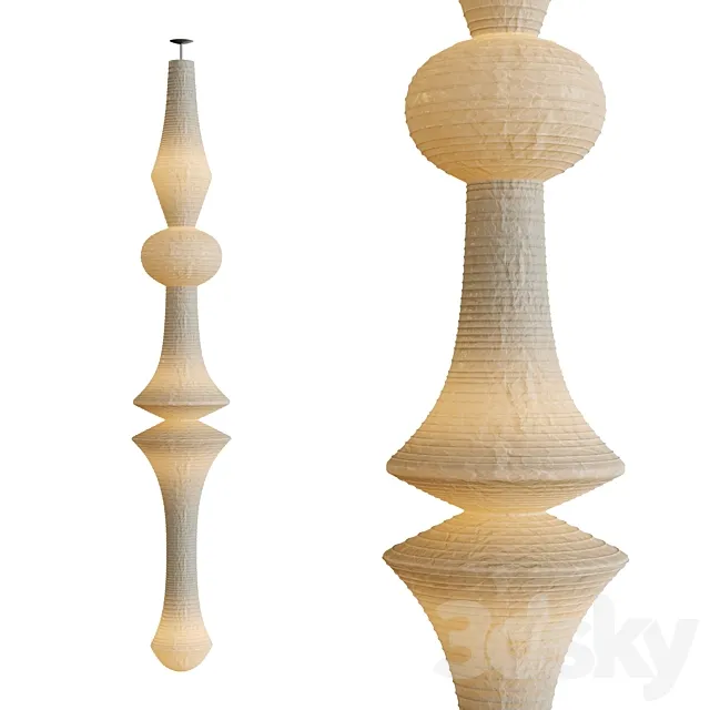 Isamu Noguchi Akari E 3ds Max