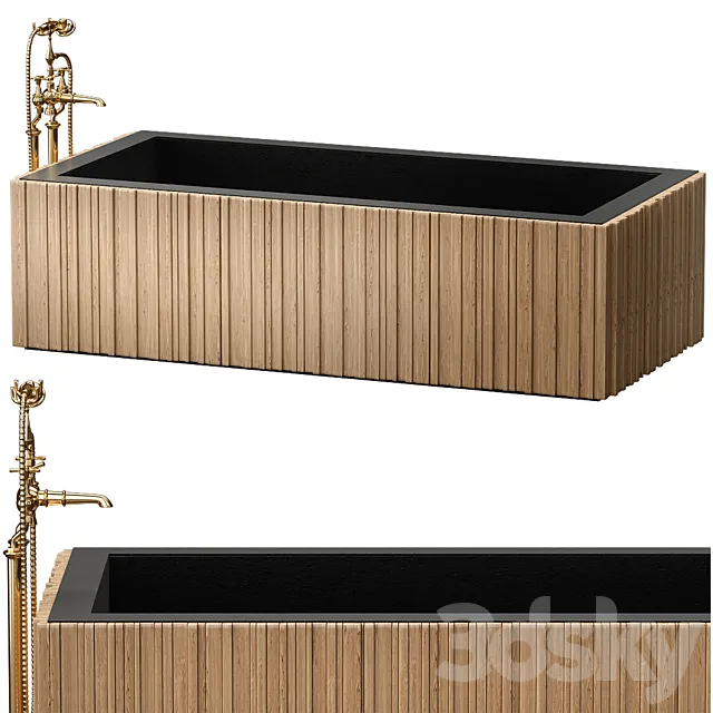 ISHIBURO Vasca da bagno By SALVATORI 3ds Max