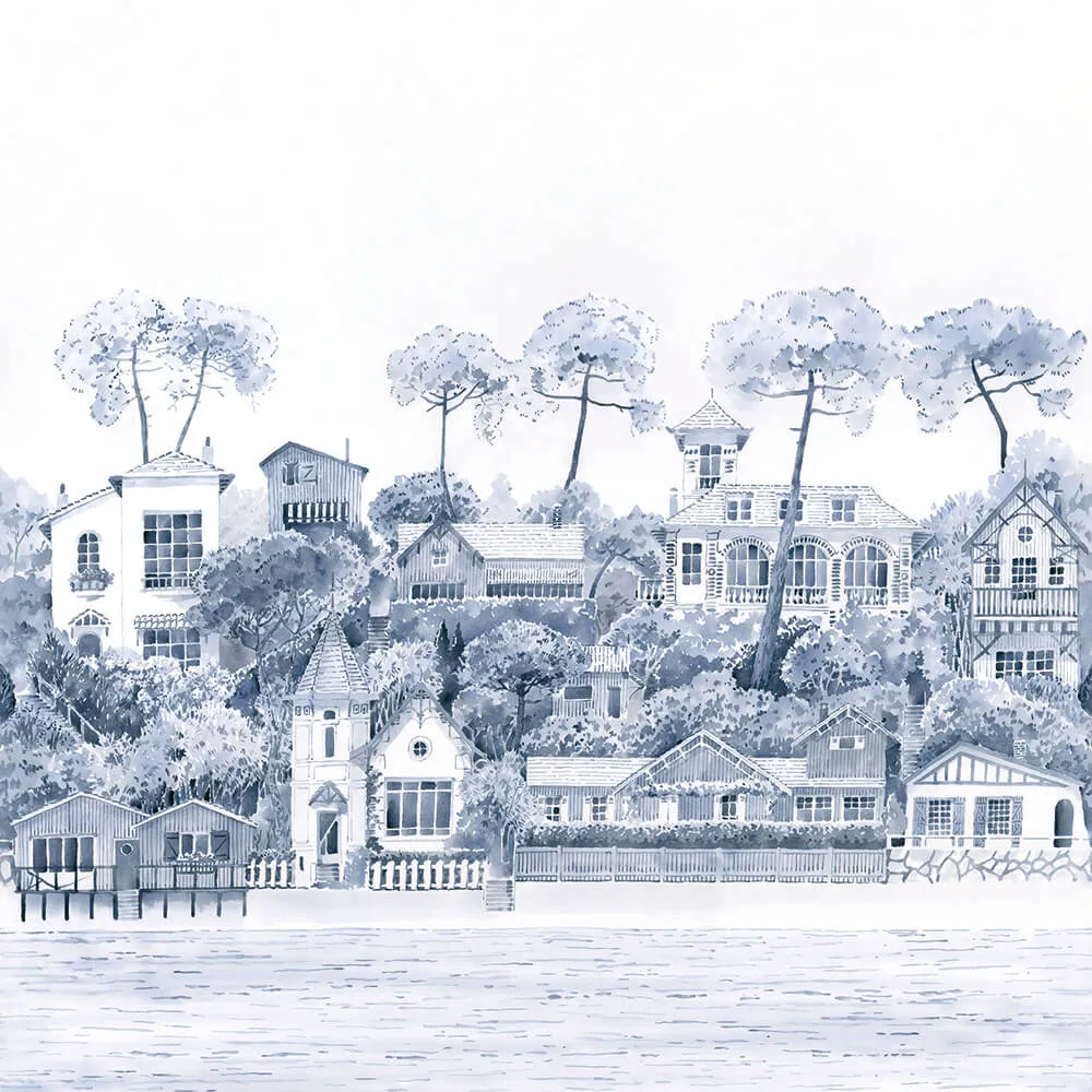 Isidore Leroy – Wallpaper Front de mer 3ds Max