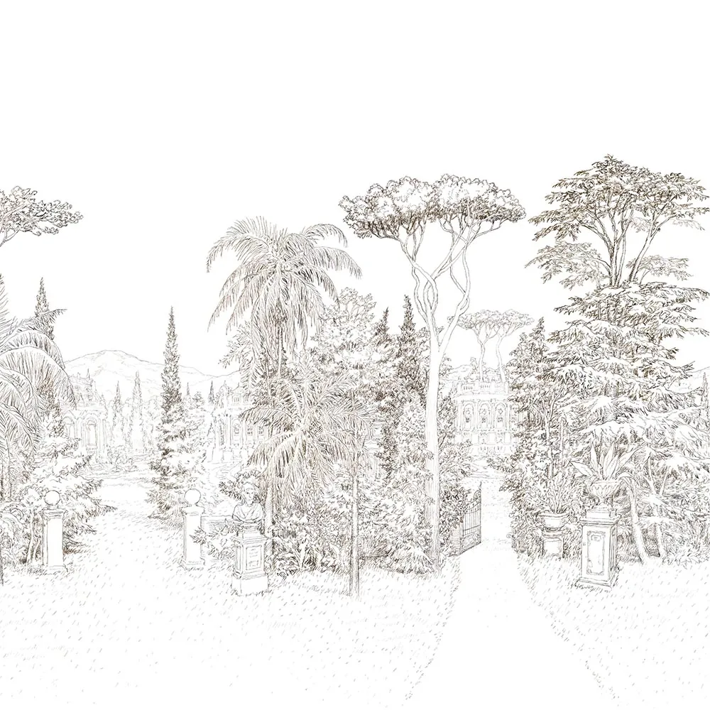 Isidore Leroy – Wallpaper Jardin Baroque 3ds Max