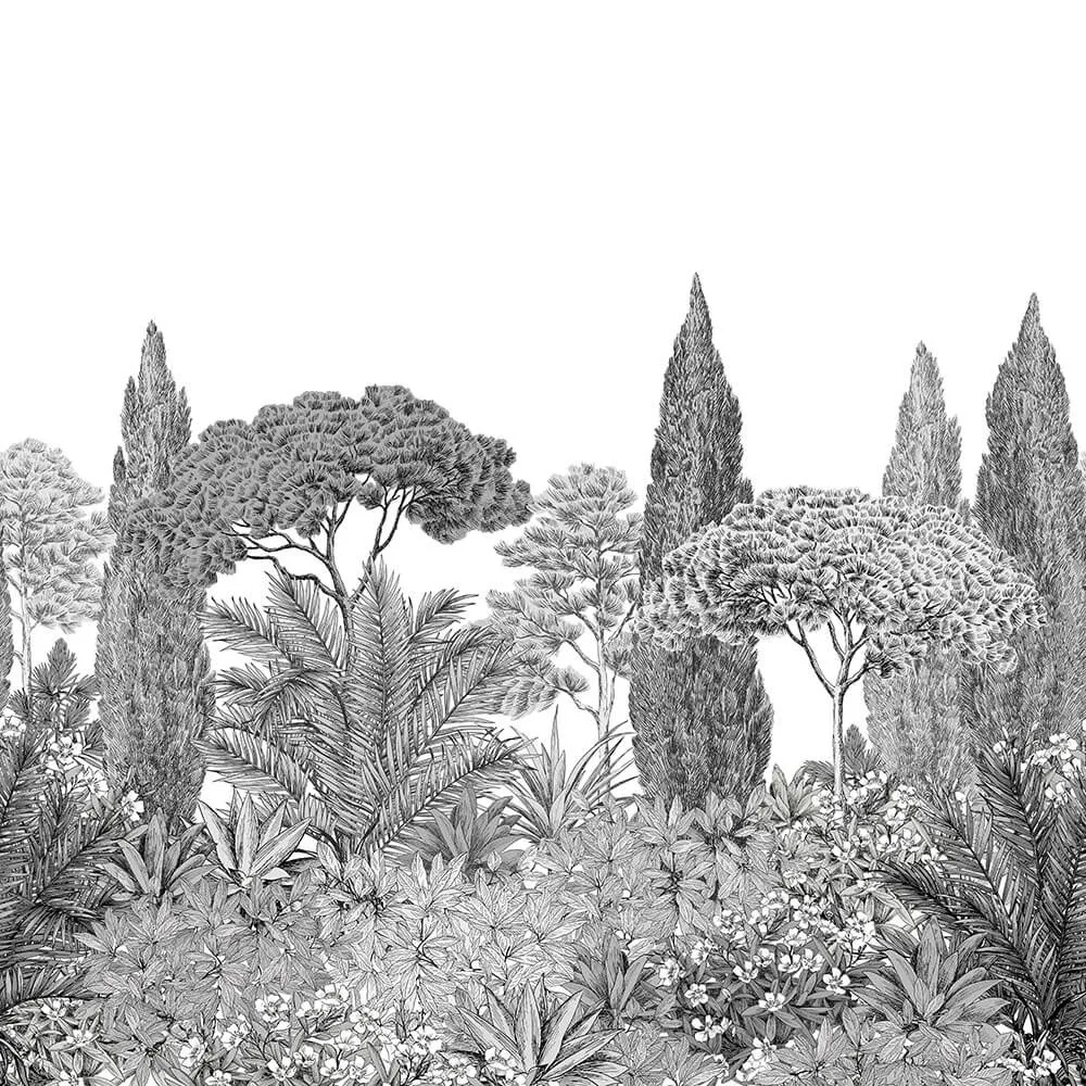 Isidore Leroy – Wallpaper Riviera Grisaille 3ds Max