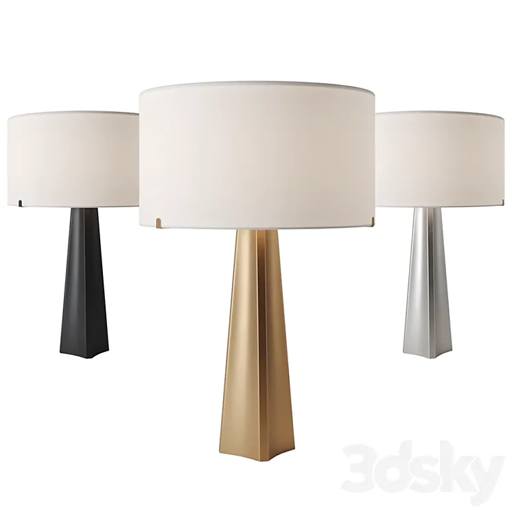 Isla Table Lamps 3DS Max