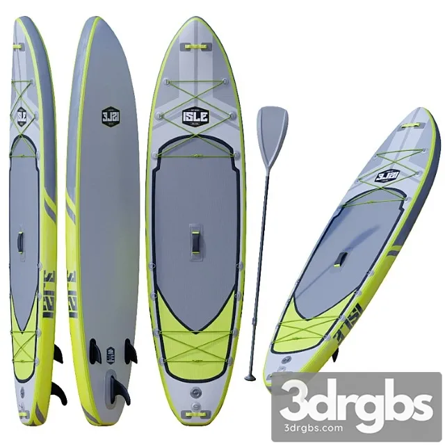 Isle explorer inflatable paddle board package 3dsmax Download