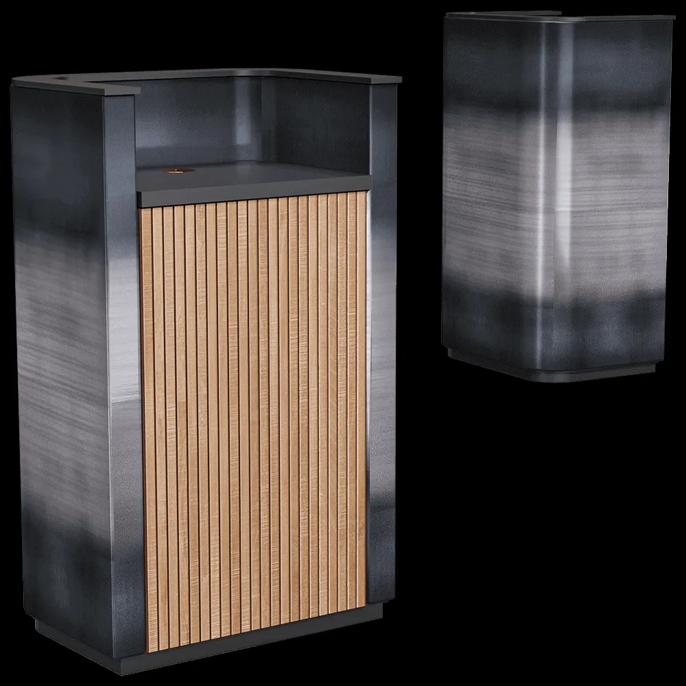 Isomi – Lectern Flo Steel 3ds Max
