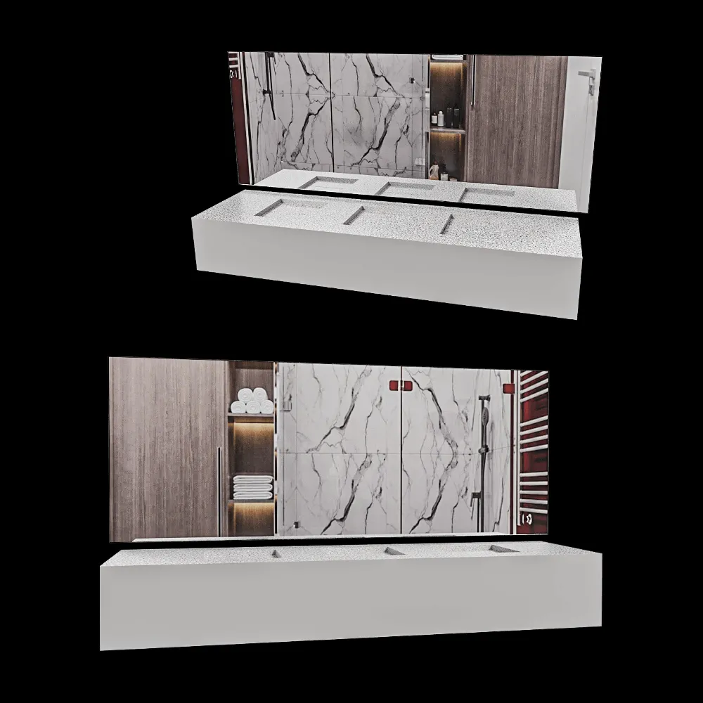 Isomi – Sink system Frame 3ds Max
