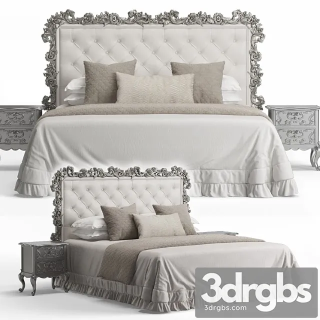 Italian Carved Bed 3dsmax Download