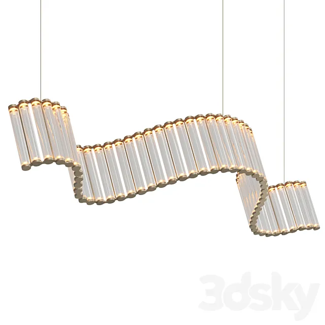 Italian lamp Coppibartali by Viabizzuno 3ds Max