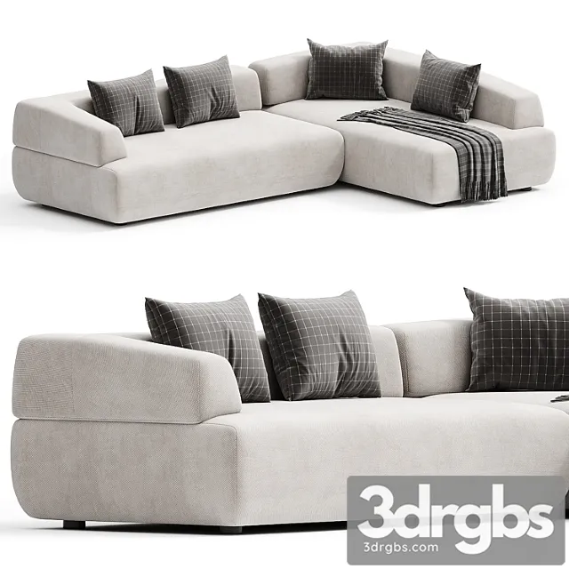 Italo Sofa With Chaise Longue By Minimomassimo 3dsmax Download