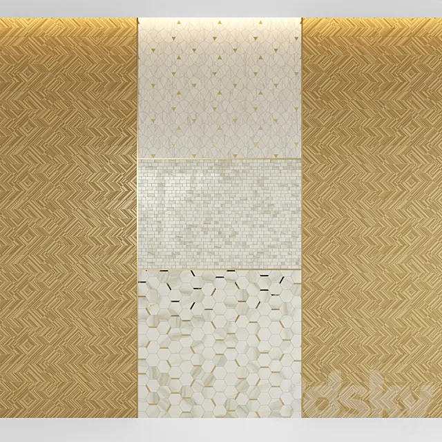 Italon Charme Advance Decor set 3 3ds Max