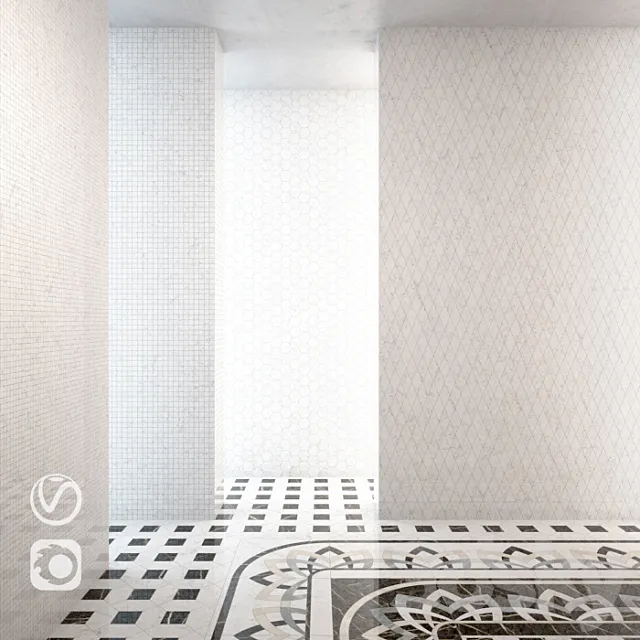 Italon Charme Extra Floor Carrara 3ds Max