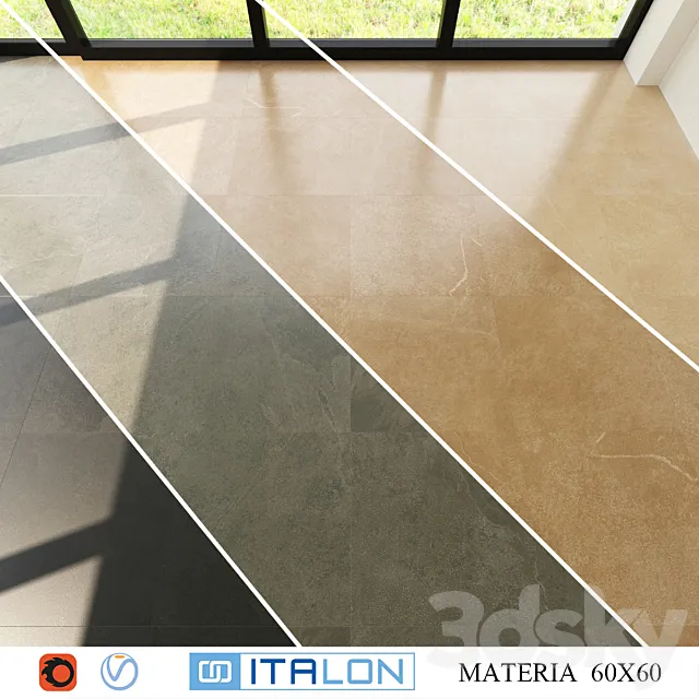 ITALON MATERIA 60×60 3DS Max Model